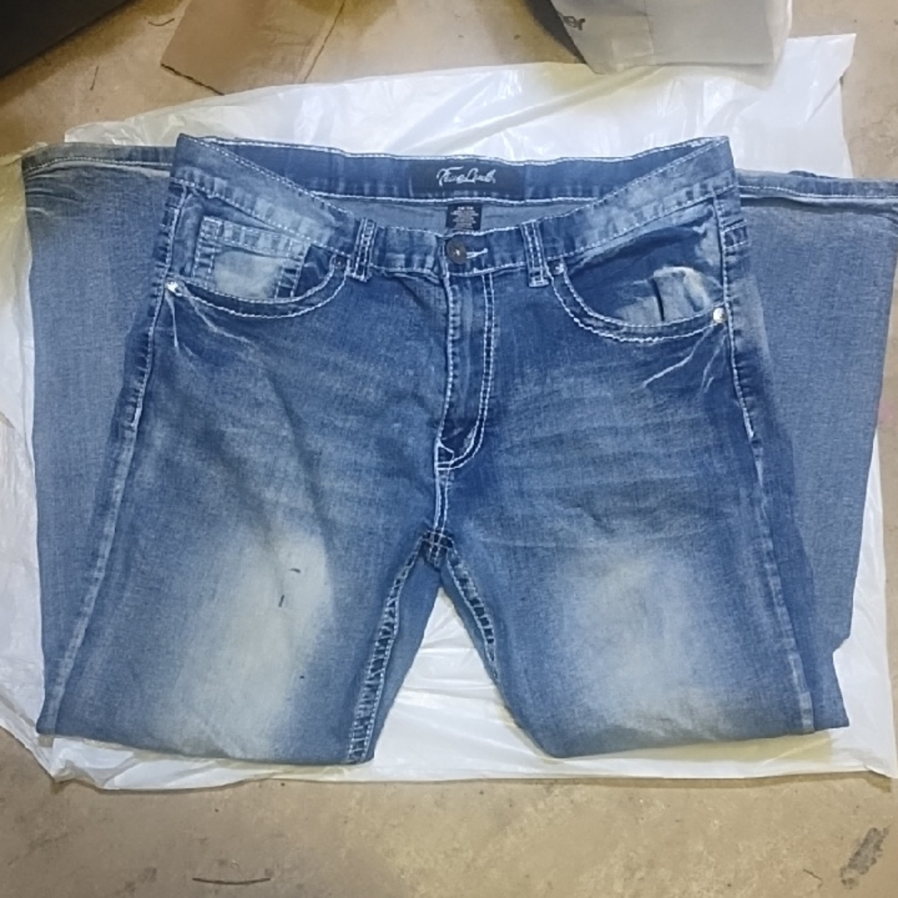 #2113 Casual True Luck Blue Denim Jeans for Men